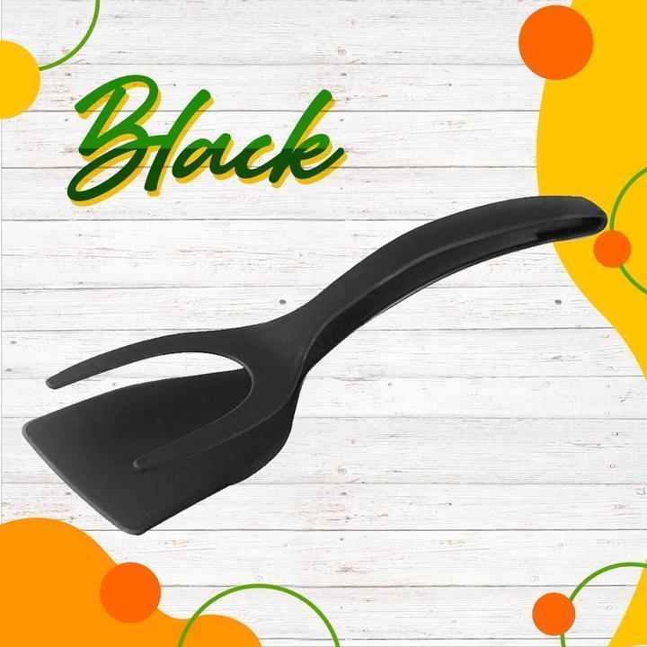 🥘🍳 2-in-1 Grip Flip Tongs with Silicone Tips – Non-Scratch, Non-Stick, Heat-Resistant ✨