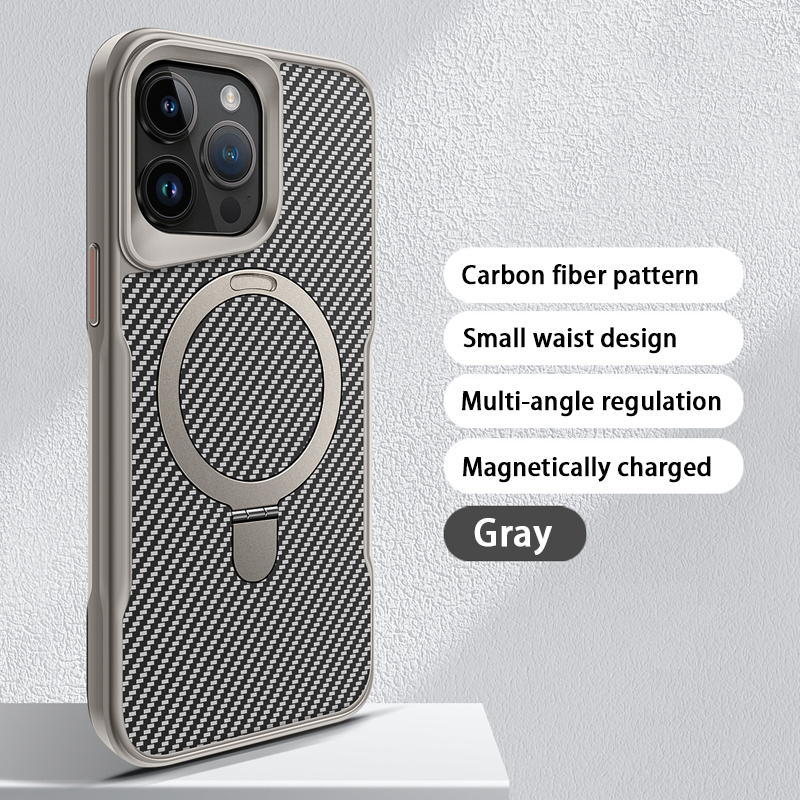 Armor Slim Waist Telefonfodral med magnetiskt stativ