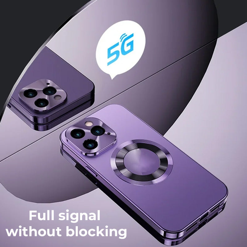 Anti-Peep-Kort Magnetiskt Mobiltelefonfodral
