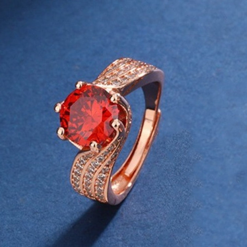 3 carat superglittrande elegant vintage damring