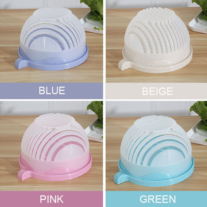 Salladsskärarskål-🛒 Gör salladsberedningen till ett nöje!