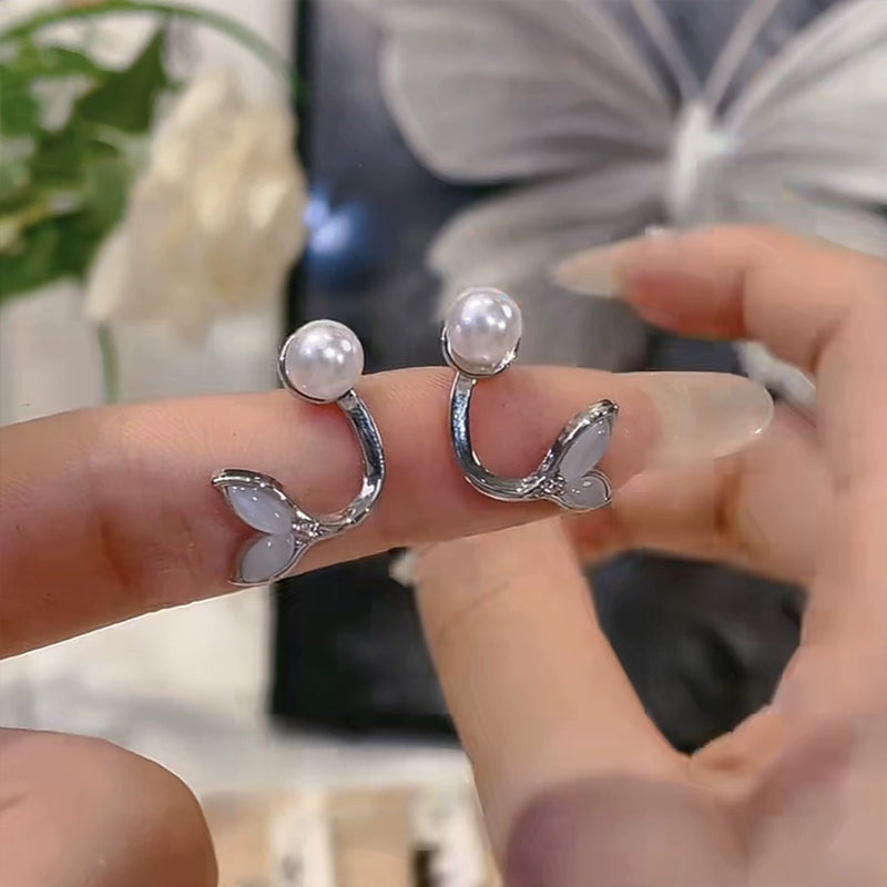 2024 Ny modell Cat's Eye sten Fishtail pärlörhängen