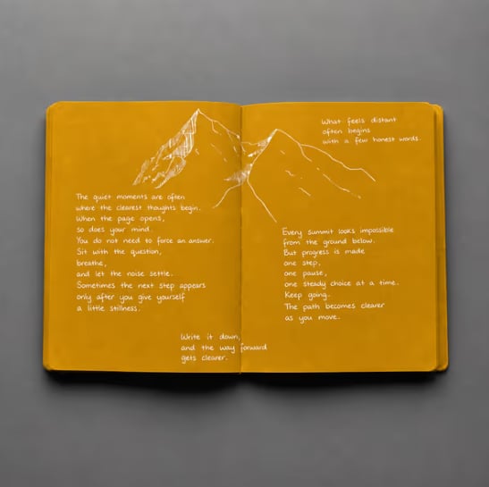 ๐ Notedfy Think Blue Notebook โ A Different Page for Better Ideas ๐