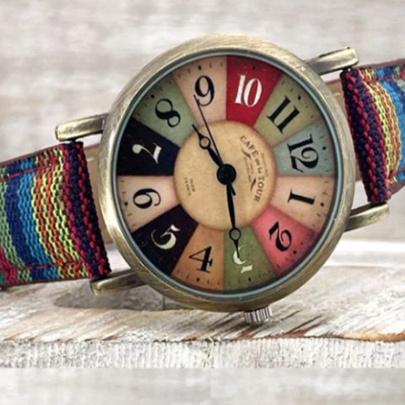 Boho hippie steampunk klocka đŻđ„