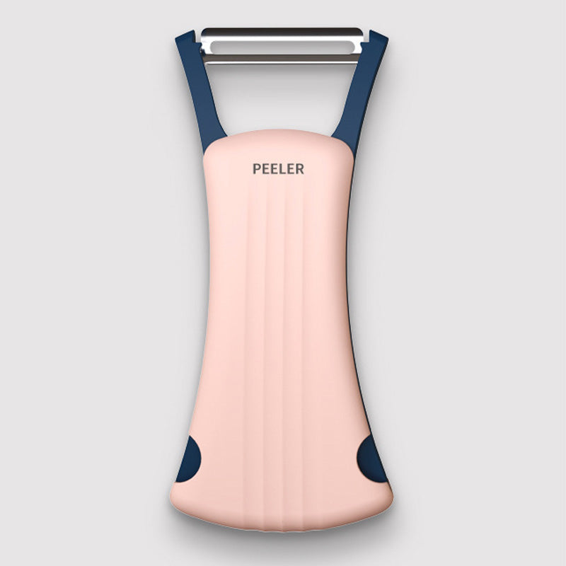 đ„ Multifunktionell roterande skalkniv i rostfritt stĂ„l | Enkel skalning av mjuka och hĂ„rda frukter & grönsaker đ
