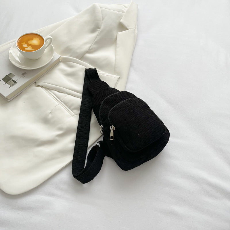 Enkel Enfärgad Crossbody-Väska