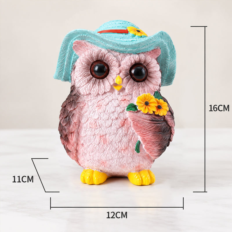 Creative Owl Figurine for Home, Garden & Tabletop Décor