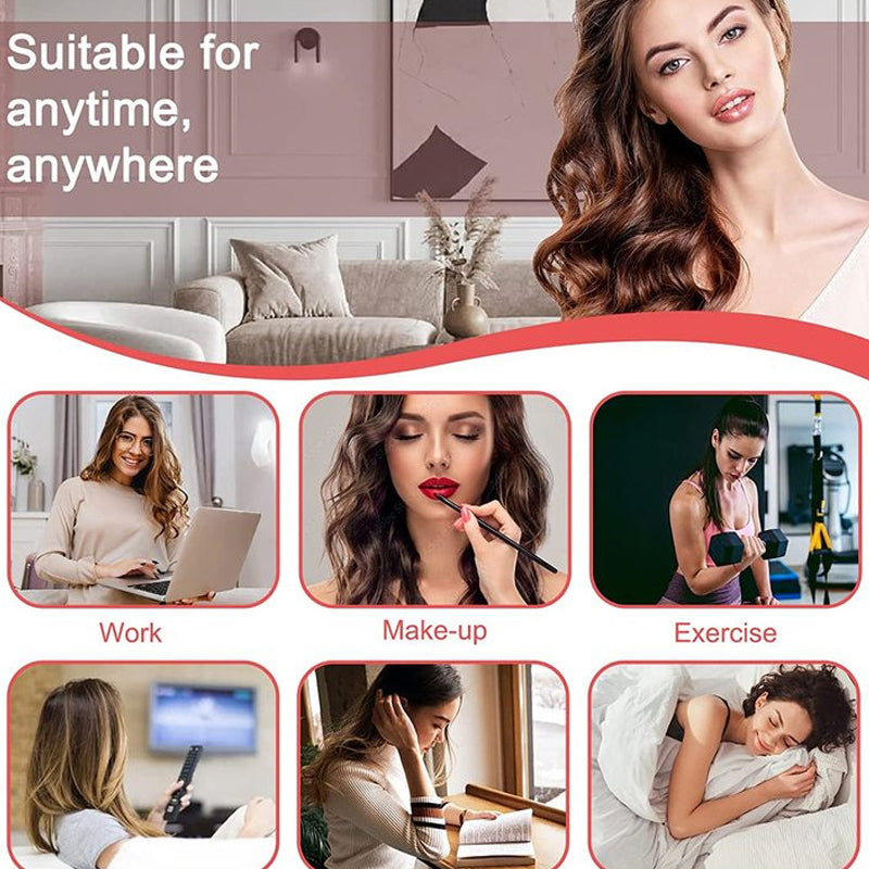 đž Satin Heatless Curling Rod Kit - enkla lockar, en hĂ„rvĂ€nlig skönhetshemlighet!