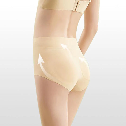 Sömlösa damtrosor med issilke för rumplyft och uttagbara kuddar