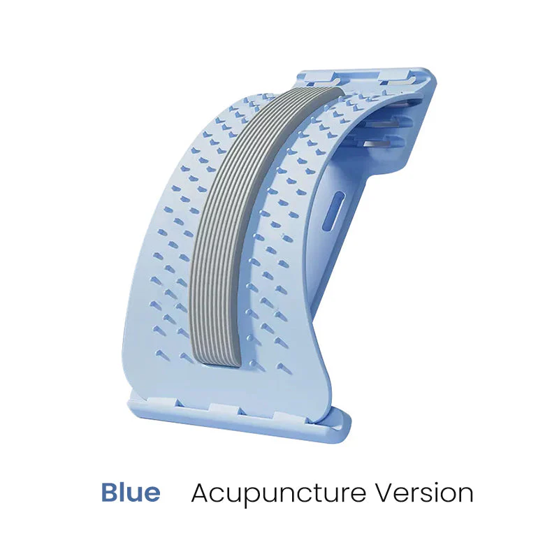 🧲 🔥 Magnetic Lumbar Stretcher – Acupressure Massage, Portable Design & Relieves Back Pain 🧘♂️✨