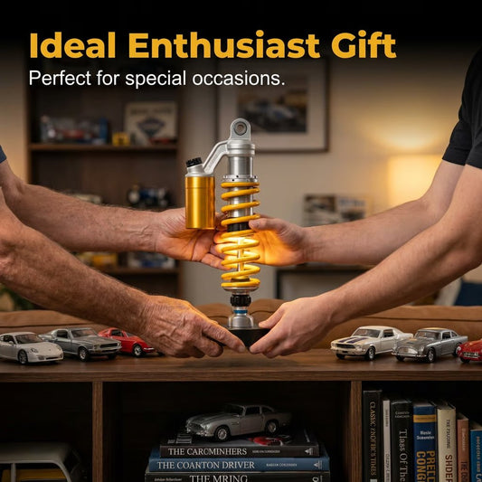 🔥Inspired Suspension Shock Absorber Lamp - Adjustable LED Light for Gamers & Car Enthusiasts