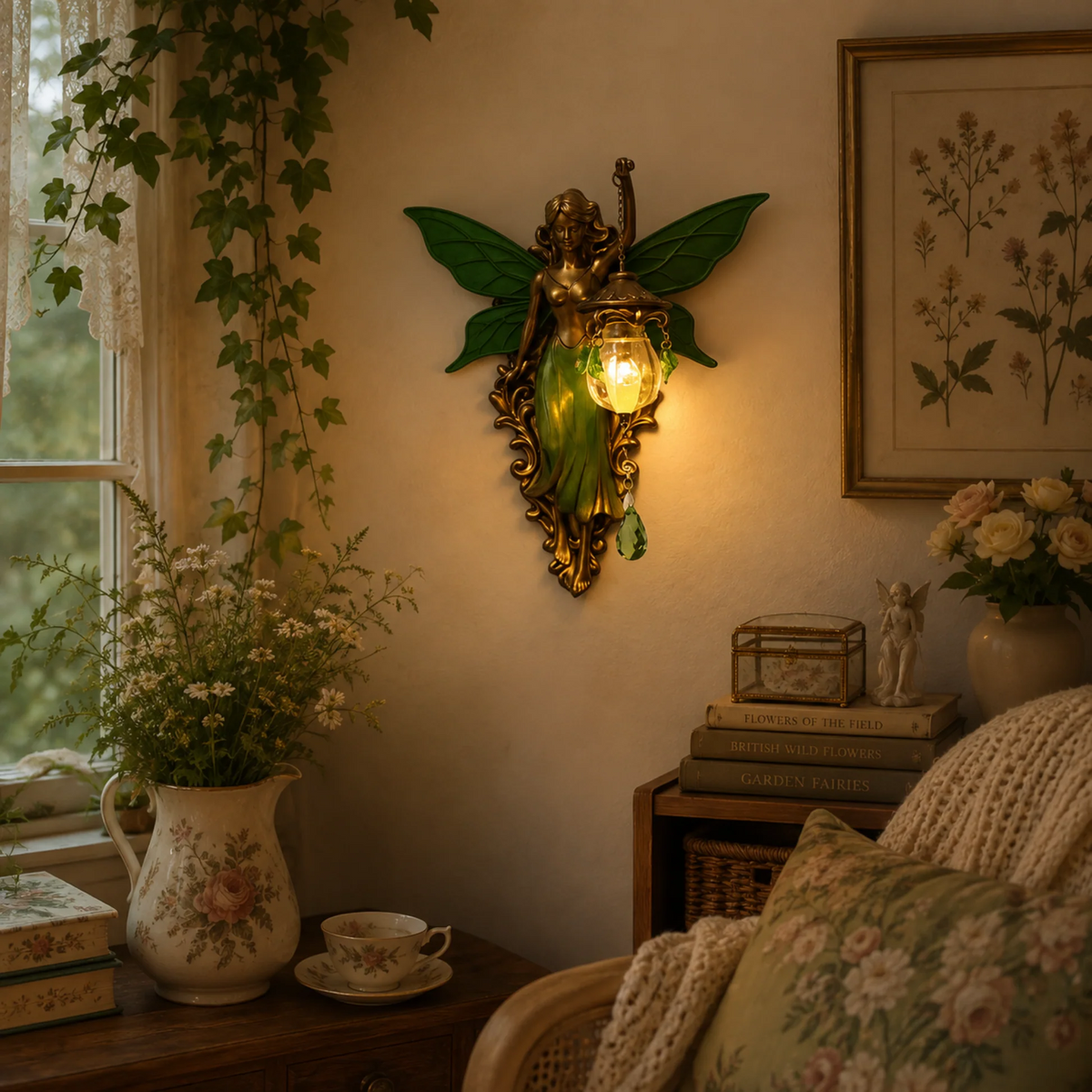 🌊🧜♀️Vintage Mermaid Wall Sconce – For Indoor and Outdoor Use🕯️