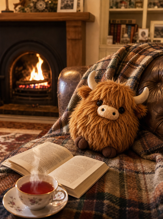 🔥🐂Emotional Support Highland Cow Plush