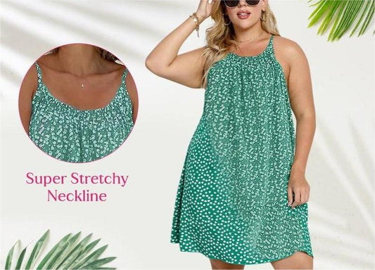 🔥 2025 Ny linneklänning med tryck