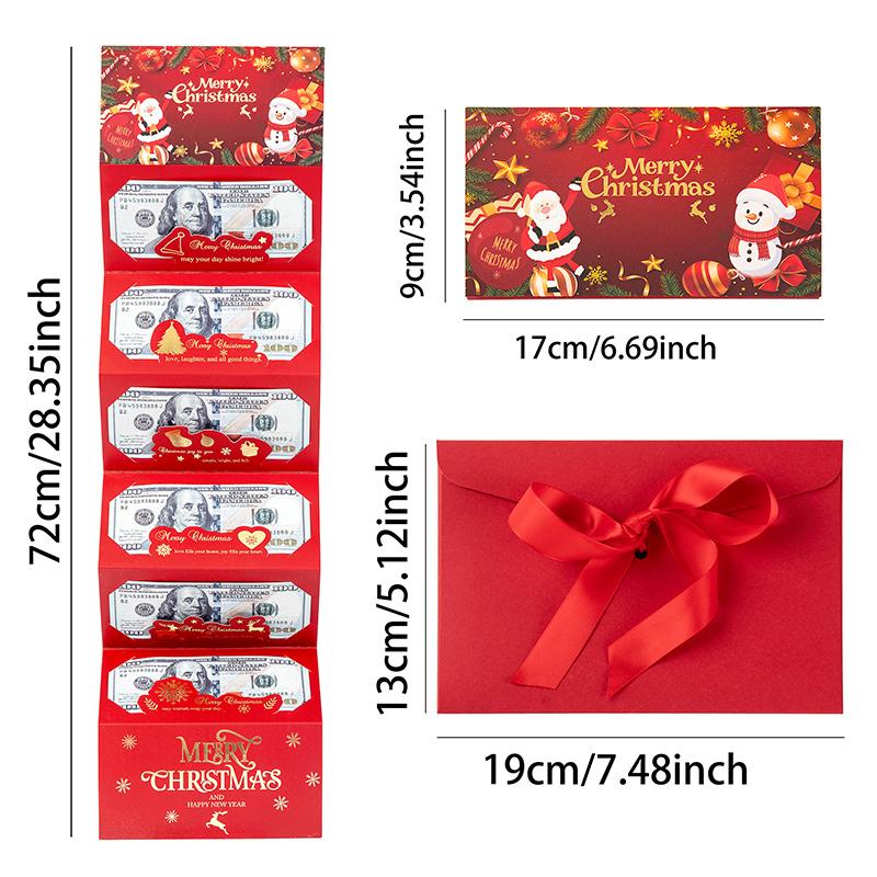 đ Christmas Cash Envelope with Money Clip
