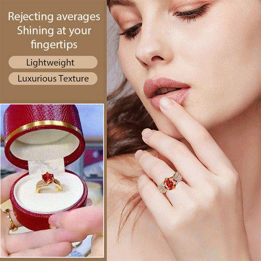 3 carat superglittrande elegant vintage damring