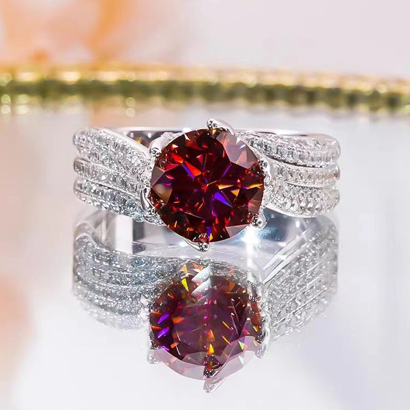 3 carat superglittrande elegant vintage damring