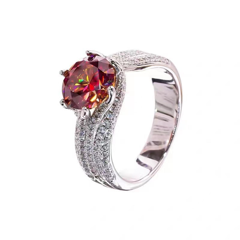 3 carat superglittrande elegant vintage damring
