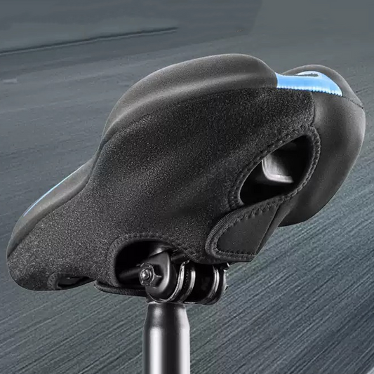 Highly elastic silicone bicycle seat cove