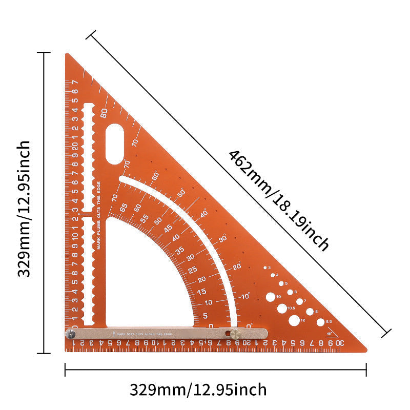 ๐โจ Precision Woodworking Triangle Square โ Alloy, Adjustable, Anti-Rust ๐ ๏ธ