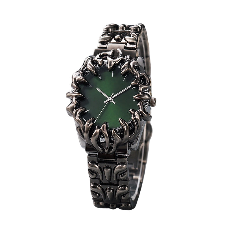 ⌚Creative Claw-Shaped Quartz Watch for Men – Red Dial, Sculptural Bracelet, Statement Style 🔥