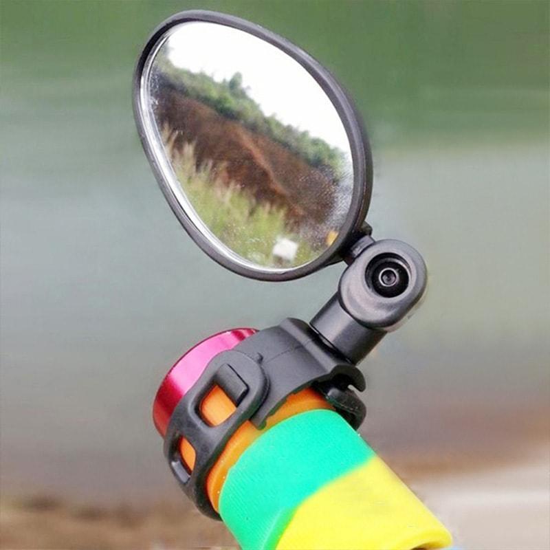 🔎 360 Degree Rotating Rearview Mirror🚴♂️