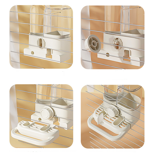 🎉 2026 Sale — Over 32,000 Sold! 🐦 2-in-1 Automatic Bird Feeder and Waterer for Cage – Space-Saving Design 💧
