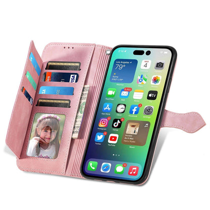 Mångsidigt Elegance plånboksfodral med flipfunktion för iPhone