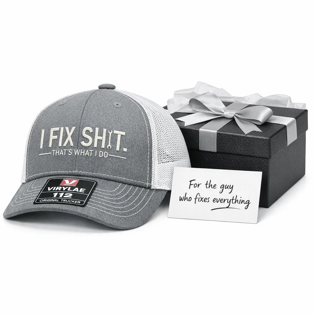 🔥LAST DAY 49% OFF-🛠️ I Fix Shit Trucker Hat – Funny Mechanic & Fixer Cap