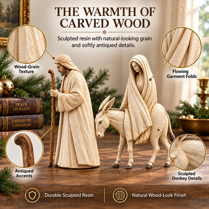 🌟 Journey to Bethlehem Nativity Figurine Set
