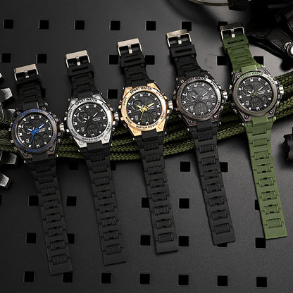 🔥 Men’s Dual-Display Waterproof Luminescent Outdoor Sports Digital Watch