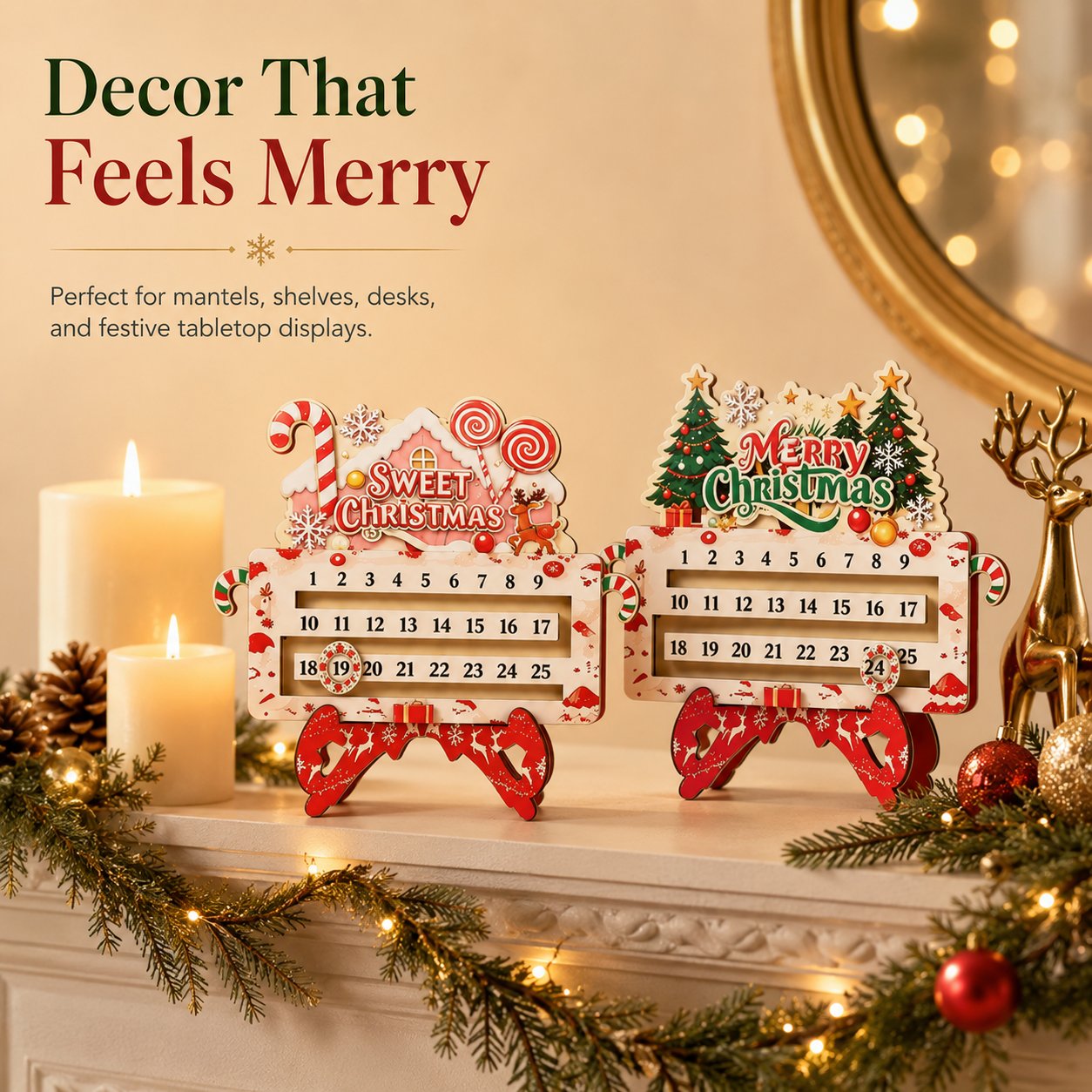 🎄25-Day Christmas Countdown Ornament