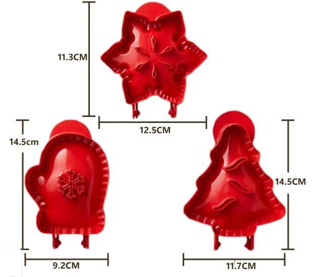 🎄Pajmakeri för jul med ett enda tryck för hand/🎄Pajmakeri för jul med ett enda tryck för hand