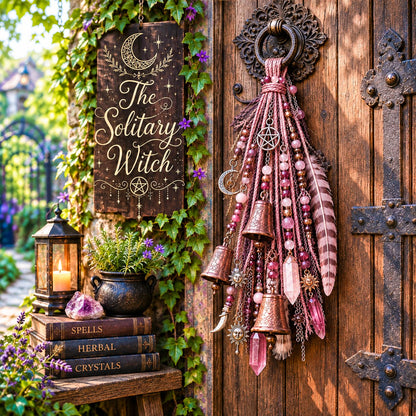 🔮Witch door decoration bell | 🌙Bells, Crystals & Celestial Hanging Decor