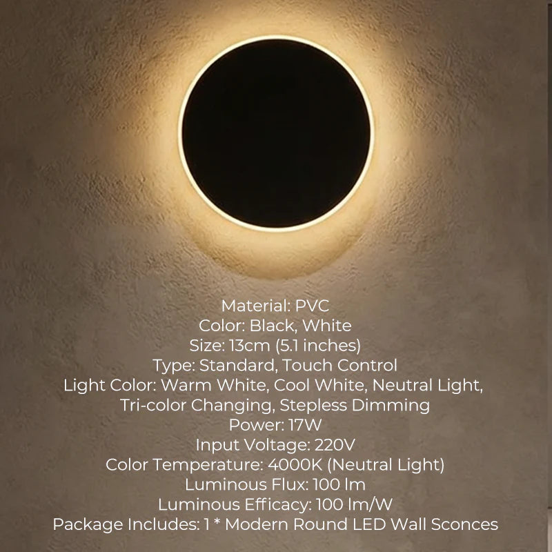 🌟Modern Round LED Wall Sconces