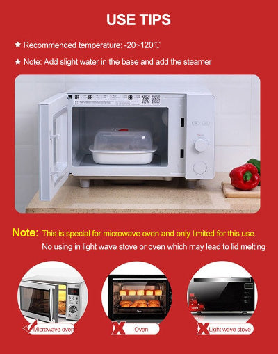 🔥 Ångkokare i mikrovågsugn