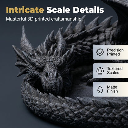 🐉Dragon Guardian 3D Printed Jewelry Tray - The Dragon’s Treasure!