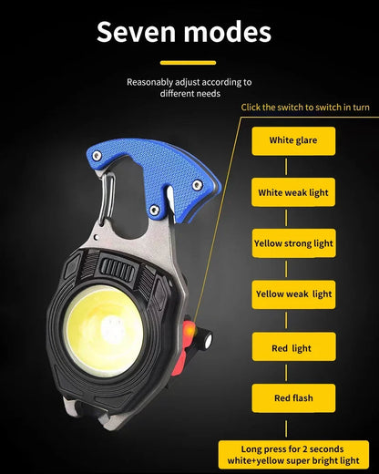 💡2024 Ny ankomst Uppgradering 8 i 1 Multifunktionell bärbar nödlampa