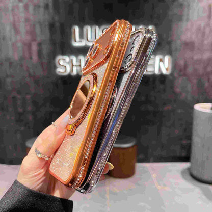 📲✨Skyddsfodral för sminkspegel med gradientglitter