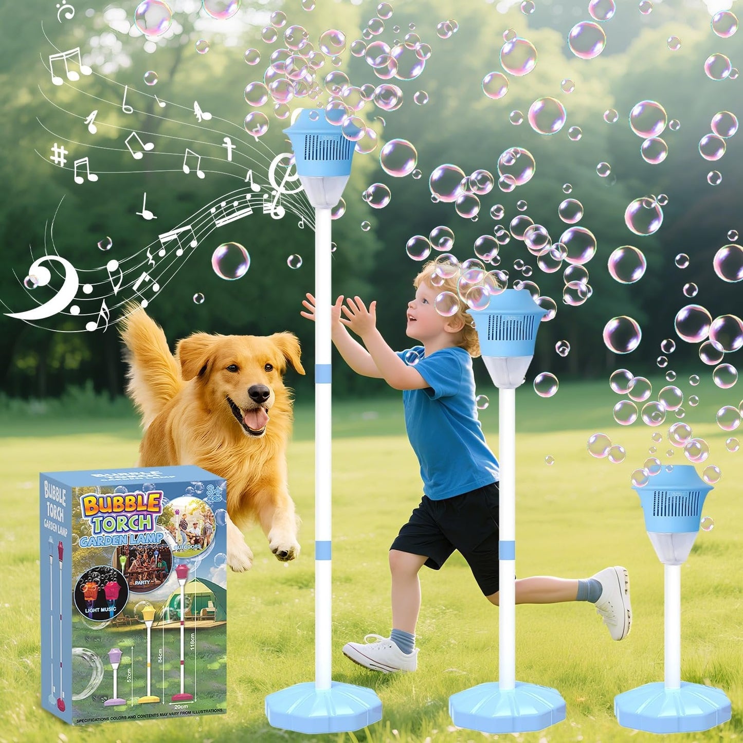 🏆 🫧 Automatic Standing Bubble Maker – Create a Magical Bubble Storm in Seconds✨