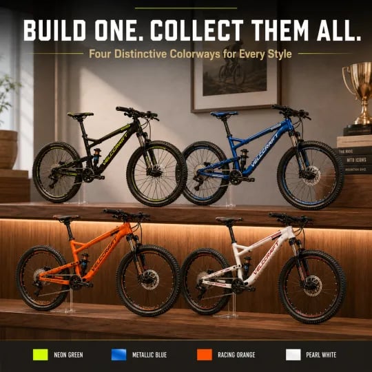 🚲DIY Mountain Bike Model Kit – Build, Display & Collect
