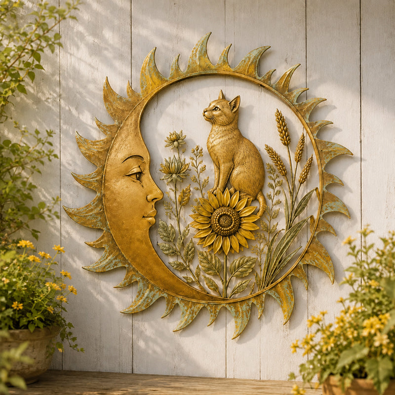 🌞 Vintage Sun Garden Wall Decor Collection