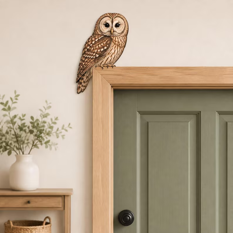 🏡Wooden Bird Door Decoration