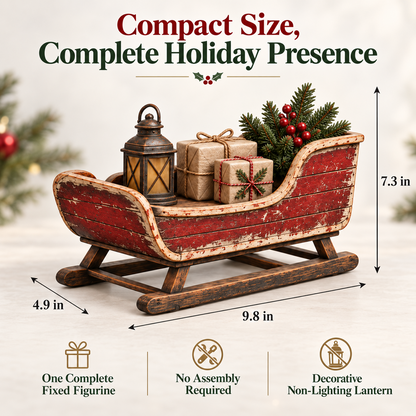 🛷Vintage Christmas Eve Sleigh Figurine