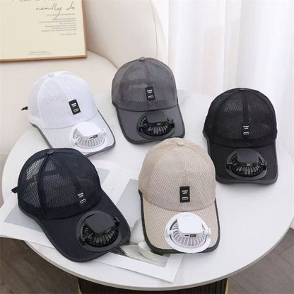 💨Solar Powered Fan Cap❄️