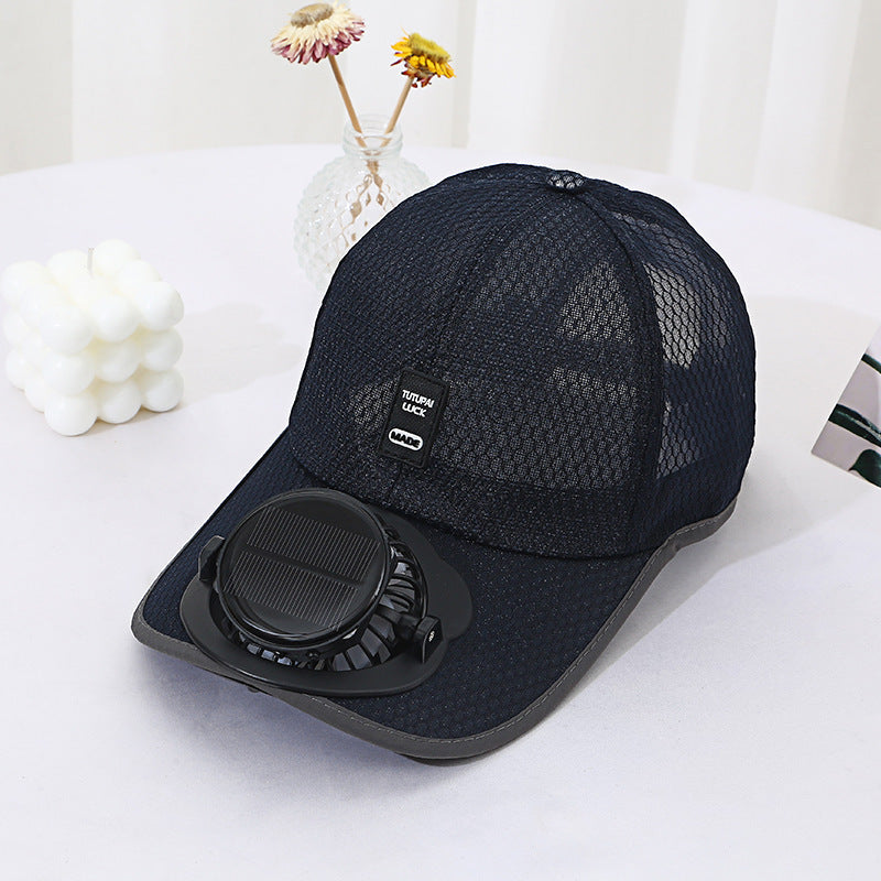 💨Solar Powered Fan Cap❄️