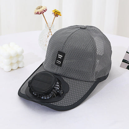 💨Solar Powered Fan Cap❄️