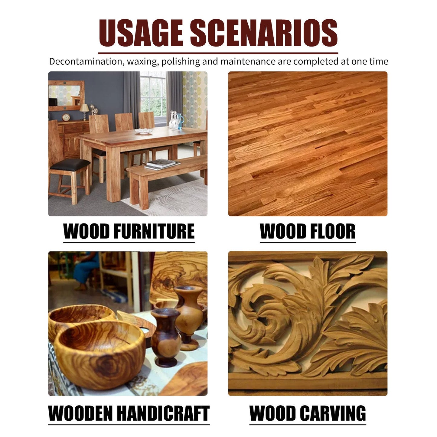 Korrosionsskyddande trävaxolja för utomhusbruk (vattentät och renovering)