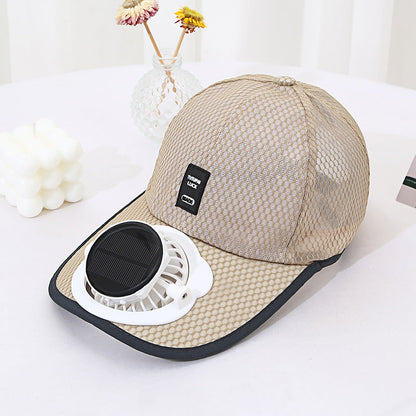 💨Solar Powered Fan Cap❄️