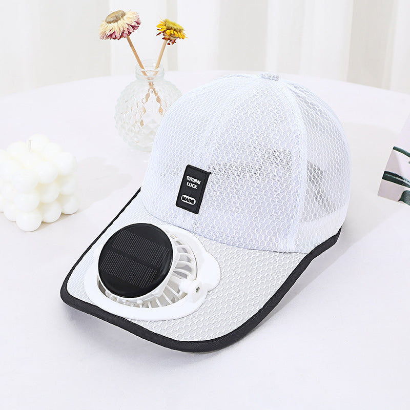 💨Solar Powered Fan Cap❄️